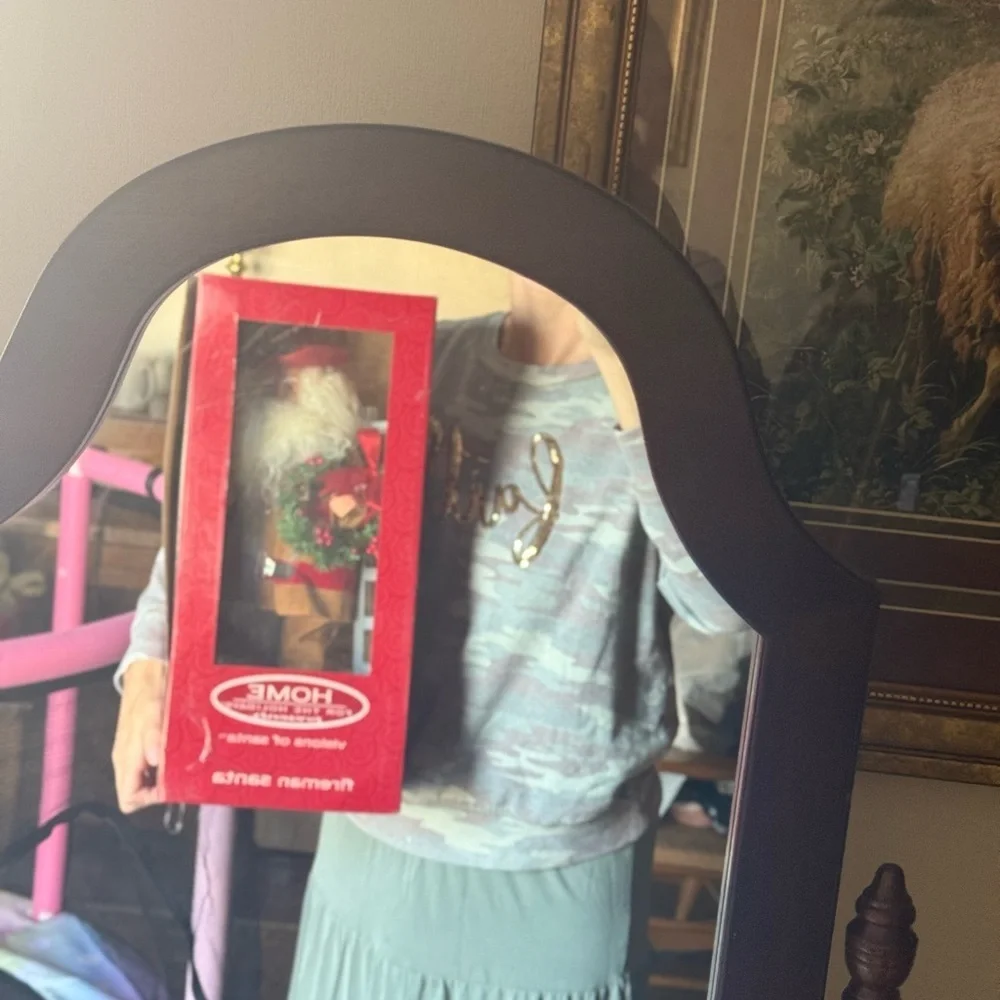 Home For The Holidays fireman santa
